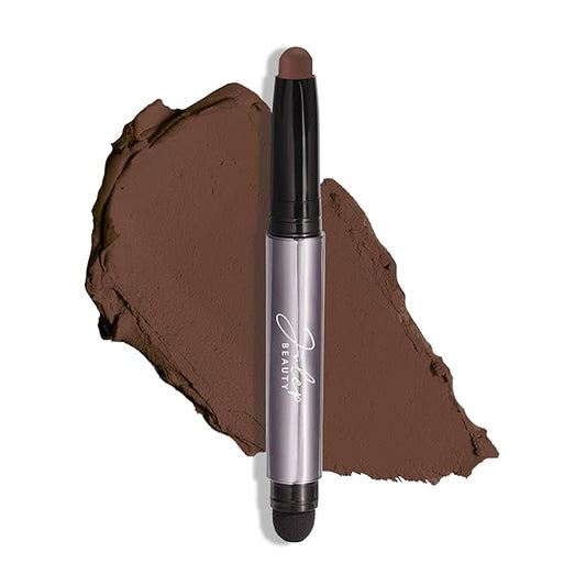 Julep Eyeshadow 101 Cream-to-Powder Waterproof Shadow Stick – Mocha Matte – Long-Lasting, Crease-Proof, Rich Brown Matte Eyeshadow with Built-in Smudger