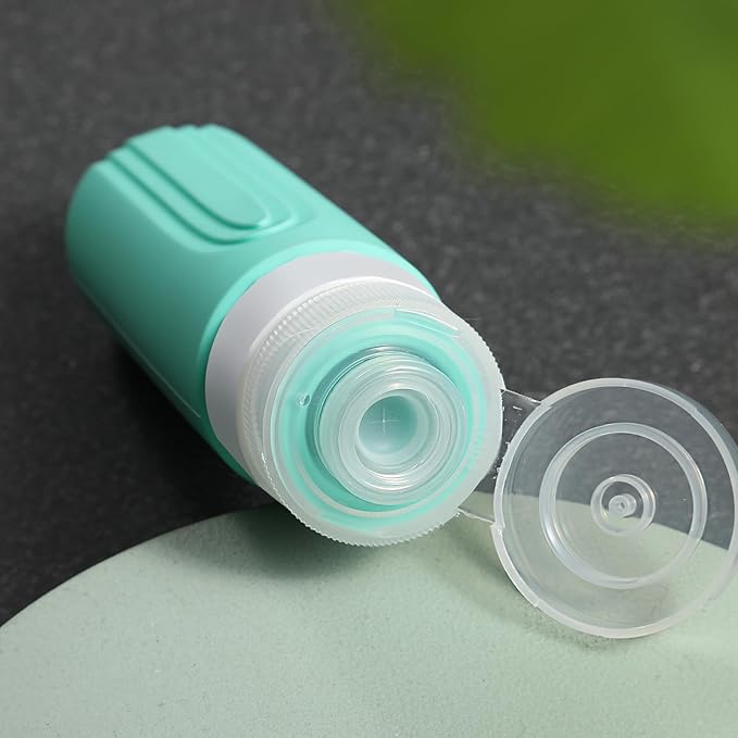 Travel Bottles for Toiletries, 5 Pack TSA Approved Travel Size Containers, 3oz Leak Proof Refillable Travel Accessories for Shampoo Conditioner, BPA Free Travel Bottles with Toiletry Bag