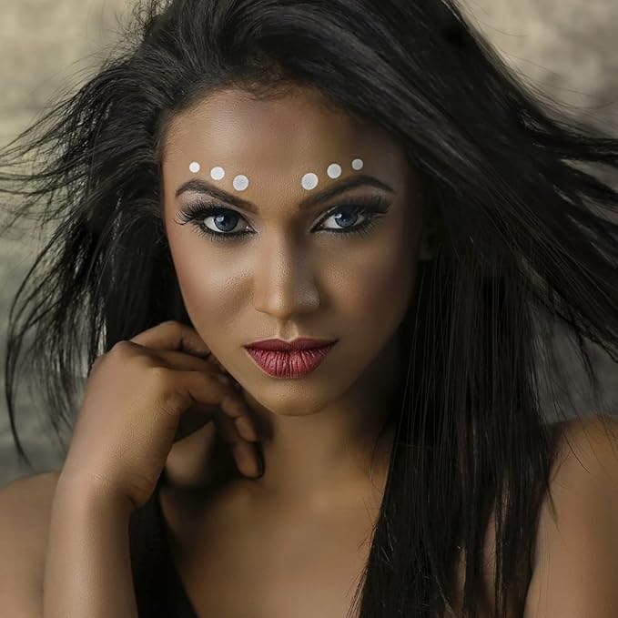 Stencil1FX - Tattoo Marks Makeup Stencil - for Costumes, Dress Up, Halloween, Cosplay, Arts, Face Painting