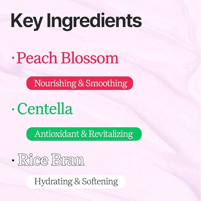 Gentle Peach Blossom Overnight Mask l Vitamin C, Rejuvenating, Hydrating l Product of Korea - 1.69 fl. Oz