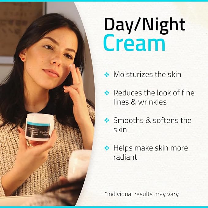 YEOUTH Day Night Face Moisturizer with Hyaluronic Acid, Snail Mucin Cream and Copper Tripeptide, Hydrating Fragrance Free Moisturizer, Face Cream for Women and Men 2oz