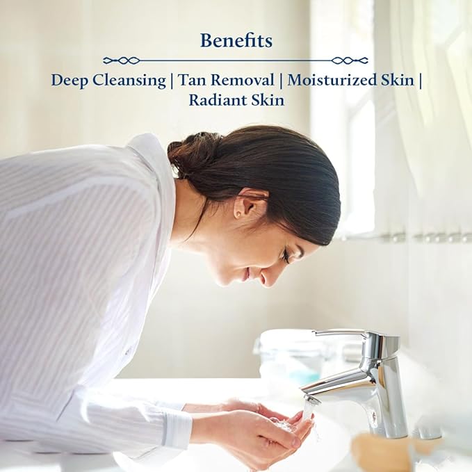 Blue Nectar Kumkumadi Brightening Face Wash with Saffron for Women & Men | Sulphate free Anti Pimple Face Cleanser (10 Herbs, 3.38 Fl Oz)