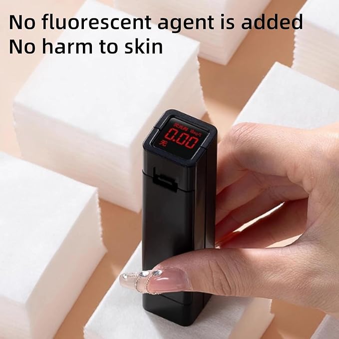 Hypoallergenic Stretchable Cotton Pads 200 Count - Moisturizing Facial Makeup Remover Pads for Sensitive Skin, Plastic Case