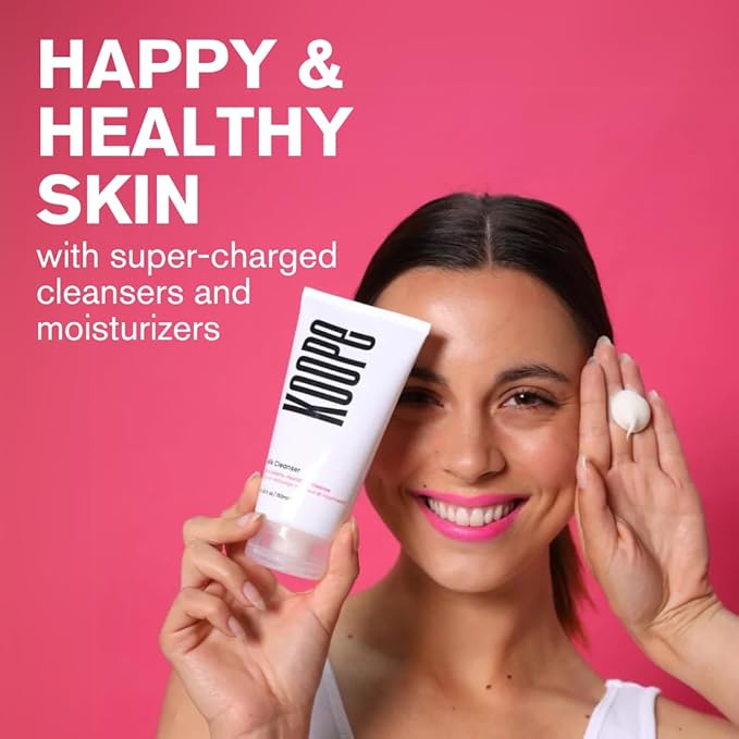 Koope Milk Face Wash, Cleanser For All Skin Types, Ultra-Creamy, Makeup Remover, with Centella, Aloe, Amino Acids and Grape Seed Oil. Free from Parabens, Sulphates & Fragrances, Vegan, 5.0 FL OZ