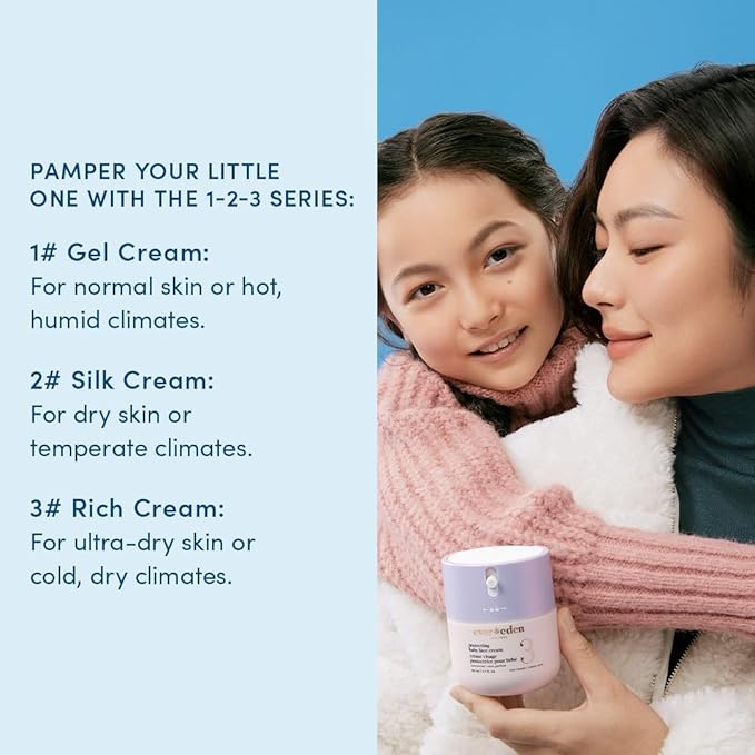 Evereden Protecting Baby Face Cream (1.7 fl. oz.): No.3 Rich Baby Cream - Nourishing Infant Face Moisturizer for Ultra-Dry Skin & Cold, Dry Climates - Clean and Vegan Ingredients - Fragrance-Free