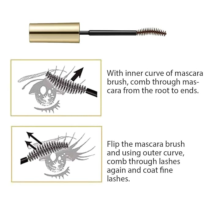 HEROINE MAKE by KISSME Brown Mascara Waterproof, Waterproof Mascara Volume and Length by Tubing Fiber for Long & Curl Eye Makeup for Women, Natural Lash Look for Sensitive Skin from Japan 1 EA