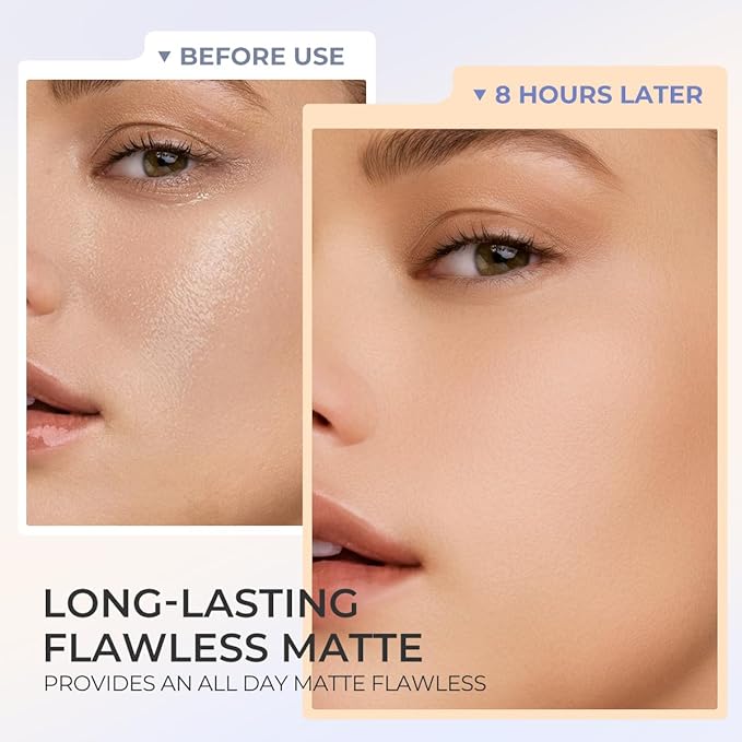 SACE LADY Face Powder Waterproof Sets Makeup, Controls Shine, Smooth Fine Lines for Flawless Lightweight Finish, Long Lasting Matte Compact Setting Powder Cosmetics Cruelty-free, 0.35oz (#03)