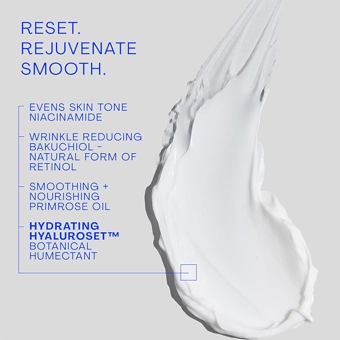 The Outset Restorative Niacinimide and Bakuchiol Night Cream - Gentle Fragrance Free Anti-Aging Moisturizer - Wrinkle reducing - Clean, Vegan, Gluten Free - All Skin Types, Sensitive Skin - 1.7 fl oz
