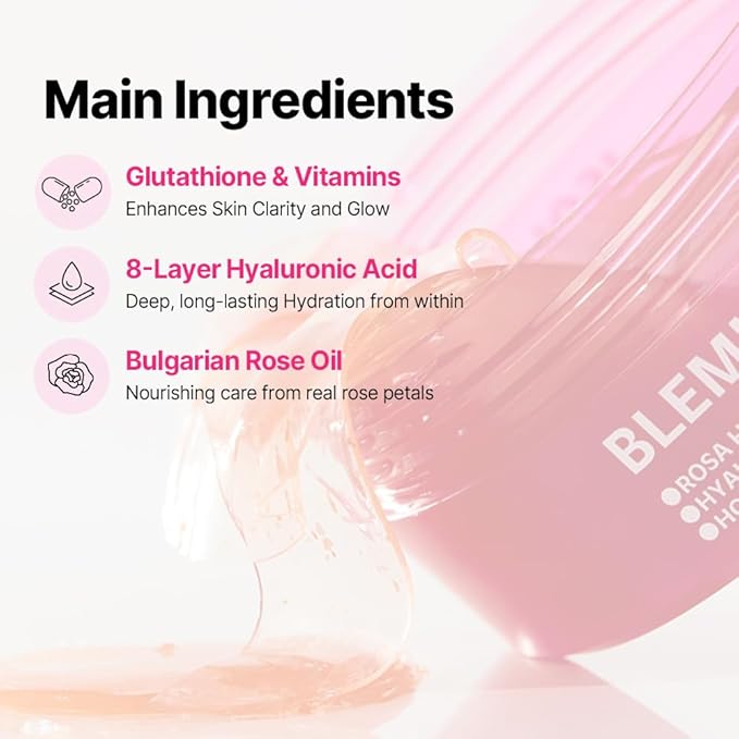 ISOI Blemish Care Under Eye Patch for Dark Circles, Puffiness and Wrinkles, Hydrating Gel Eye Masks with Hyaluronic Acid & Bulgarian Rose Oil, Korean Skin Care (90 pcs, 3.17 oz)