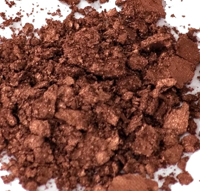 Zuzu Luxe Mineral Eyeshadow (Sahara - Copper Brown/Warm Shimmer), Richly pigmented, velvety smooth formula. Natural, Paraben Free, Vegan, Gluten-free, Cruelty-free, Non GMO,0.07 oz