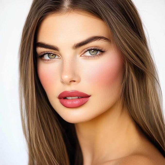 Mini Blush + Brighten Highlighter Duo, Lightweight Blendable Shimmer Blush, High Pigmented Makeup Powder Palettes, Cruelty Free - Just Keep Winning