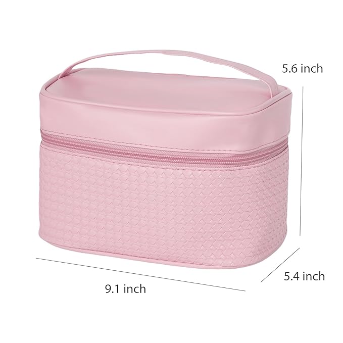 Rose Facial Skin Care Set, 33 Pcs Bath & Body Spa Basket for Women, Beauty Care Kit, Sheet Mask, Makeup Bag, Face Serum, Bath Bomb, Perfume, Christmas, Mother Day, Valentine's, Birthday, Baby Shower