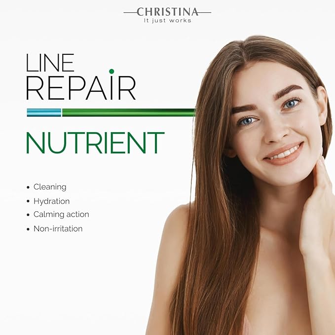 -CHRISTINA- Line Repair - Nutrient Pure Natural Cleanser For All Skin Types 250ml / 8.5 fl.oz
