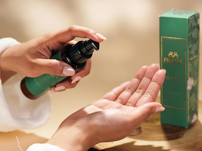 PRANA Rose & Jasmine Facial Cleanser - Natural Face Wash with Ayurvedic Ingredients, Jojoba & Rose Oil, Jasmine Oil & Cucumber - Anti-Aging & Brightening Face Wash - Vegan, Cruelty-Free - 100ml