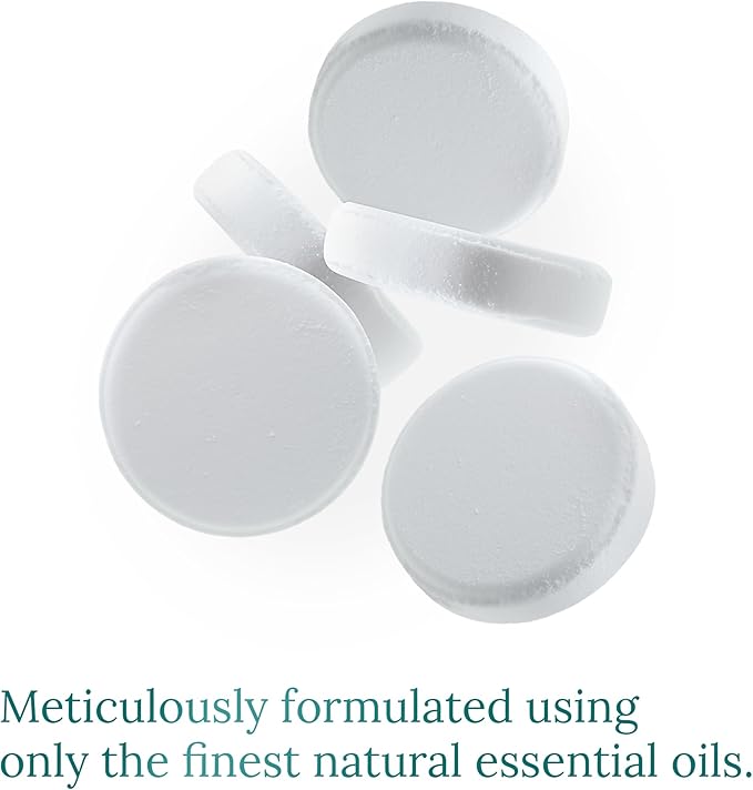 Aromatherapy Shower Steamers (6-Pack) Relax - Lavender Scented Vapor Tabs for Self-Care, Aromatic Shower Bath Bombs, Natural Essential Oils for Women & Men