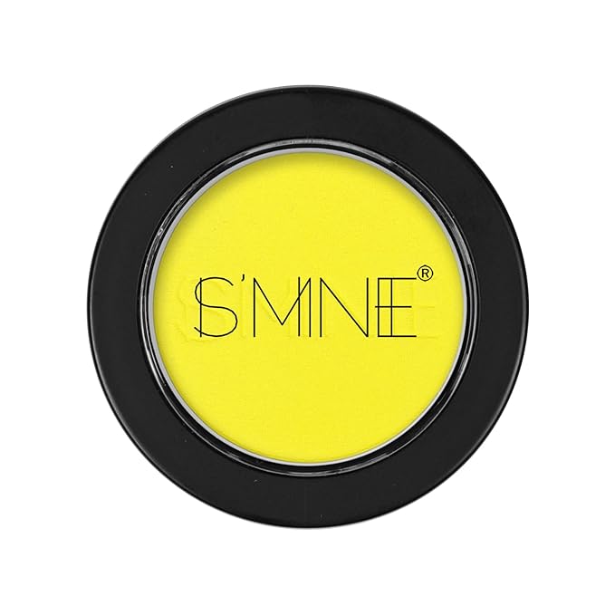 IS'MINE Single Yellow Matte Eyeshadow Powder Palette High Pigment, Longwear, Intense Color Best Yellow Eyeshadow