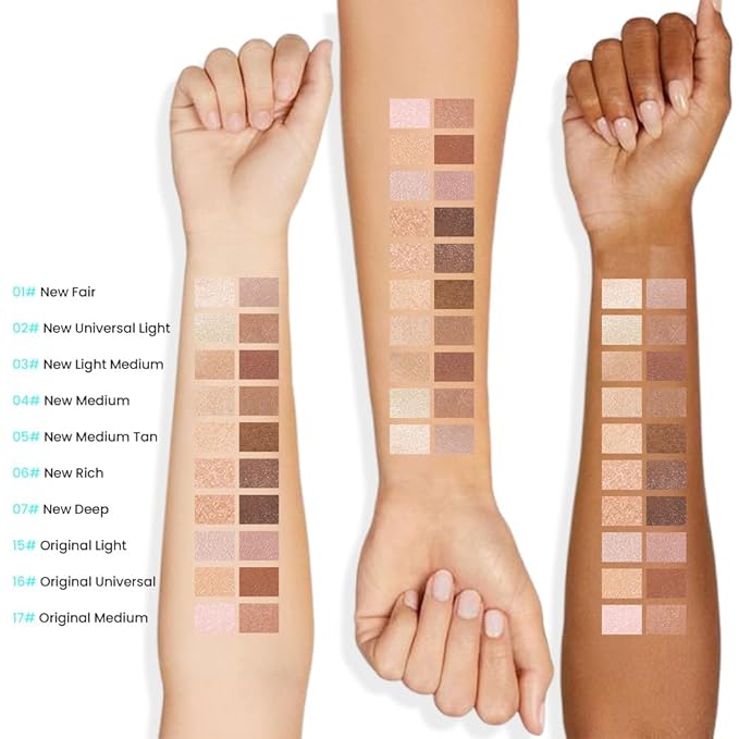 evpct 2in1 Face Shaping & Contouring Stick Cream Contour Concealer Bronzer Stick Makeup Kit for Beginner Face Highlighter Makeup Stick contorno maquillaje de maquillaje, NEW Rich +NEW Deep