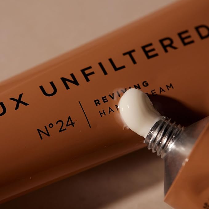 + Lux Unfiltered N°24 Reviving Anti Aging Hand Cream for Women & Men – Moisturizing Hand Cream for Dry Cracked Hands – Lightweight & Fast-Absorbing - Vegan & Cruelty Free - Ylang Ylang