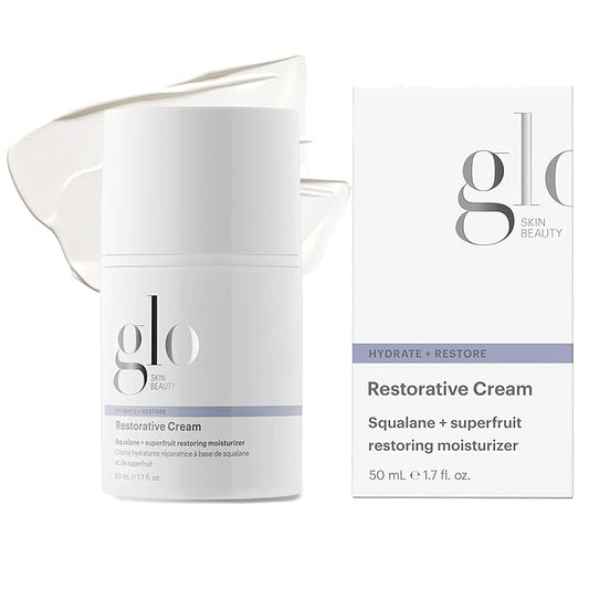 Glo Skin Beauty Restorative Cream - Repair, Soothe and Moisturize Stressed Out, Dehydrated or Dry Skin - Protects Against Signs of Aging