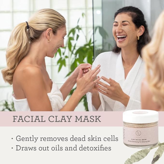 Lizush Luxury 6-Piece Lavender Spa Kit for Women - Relaxation Spa Gift Basket, Self-Care Care Package for Wife - Happy Birthday - Handmade in The USA