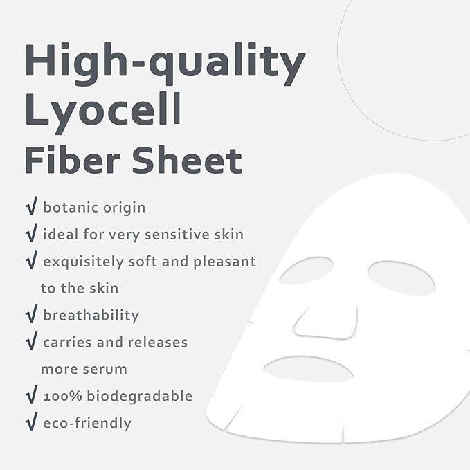 Mask, Moisturizing, Hydrating, Skin-lightening,10 Sheets (Lightening Mask)