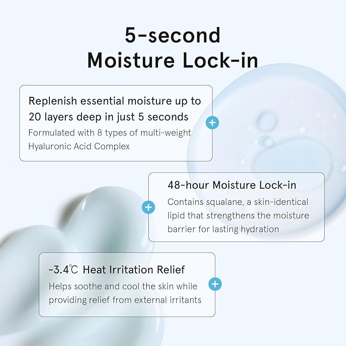 ONE THING Hyaluronic Squalane Cream (2.36 fl.oz / 70ml), Korean Skincare, Cream, Hyaluronic Acid, Moisturizing, Oil-moisture Balance, Moisture