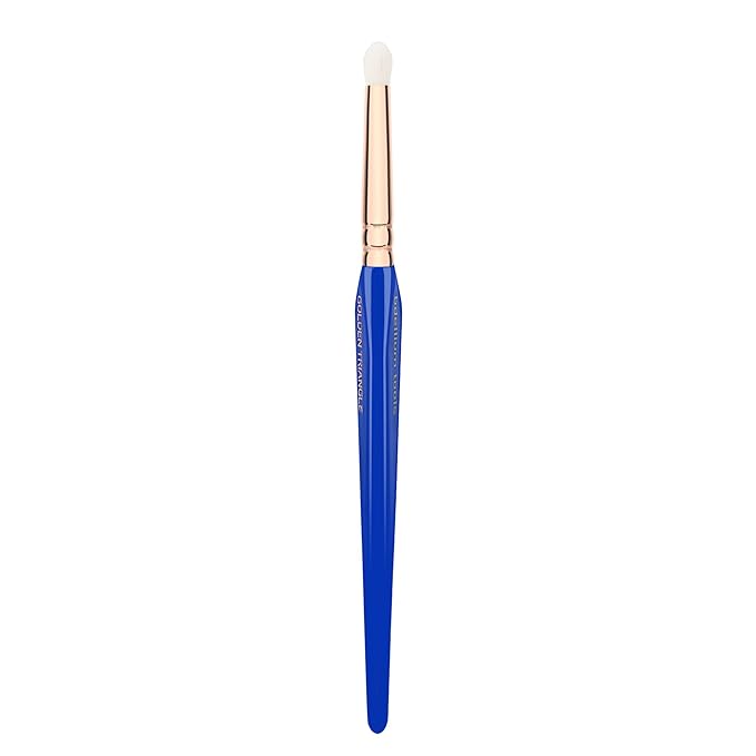Bdellium Tools Professional Makeup Brush - Golden Triangle 780 Pencil - With All Vegan and Soft Synthetic Fibers, For Blending Eye Makeup (Blue, 1pc)