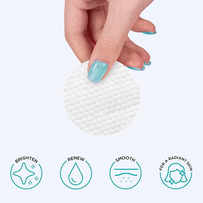 Tree of Life Beauty 18% Glycolic Acid Pads for Face (50 Pads) - Exfoliating Pad for Face with Witch Hazel, Vitamin C, Vitamin B5 and Vitamin E - Smooth Pore Pad Reduce Pigmentation and Fine Lines