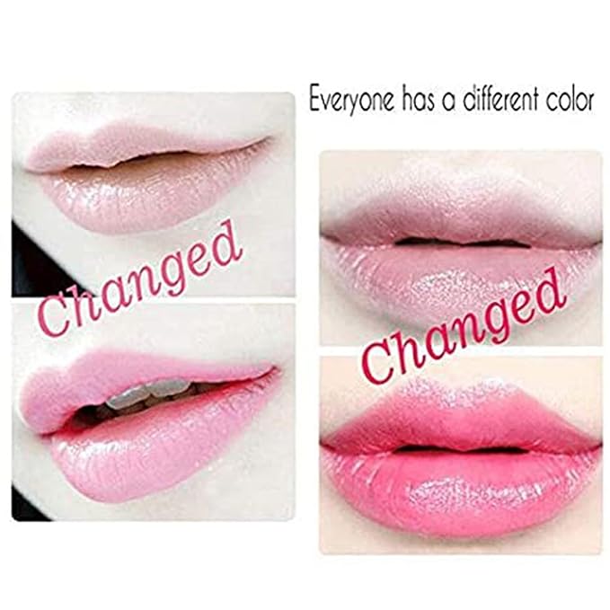BONNIE CHOICE 6 Pcs Crystal Flower Jelly Lipstick Set, Temperature Change Moisturizer Long Lasting Flower Lip Stick Nutritious Lip Balm Magic Color Change Lip Gloss Makeup