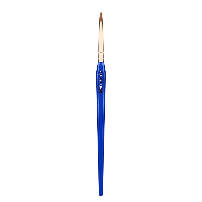 Bdellium Tools Professional Makeup Brush - Golden Triangle 710 Eye Liner - With All Vegan and Soft Synthetic Fibers, For Lining the Eyes (Blue, 1pc)