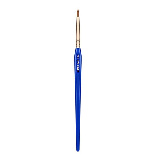 Bdellium Tools Professional Makeup Brush - Golden Triangle 710 Eye Liner - With All Vegan and Soft Synthetic Fibers, For Lining the Eyes (Blue, 1pc)