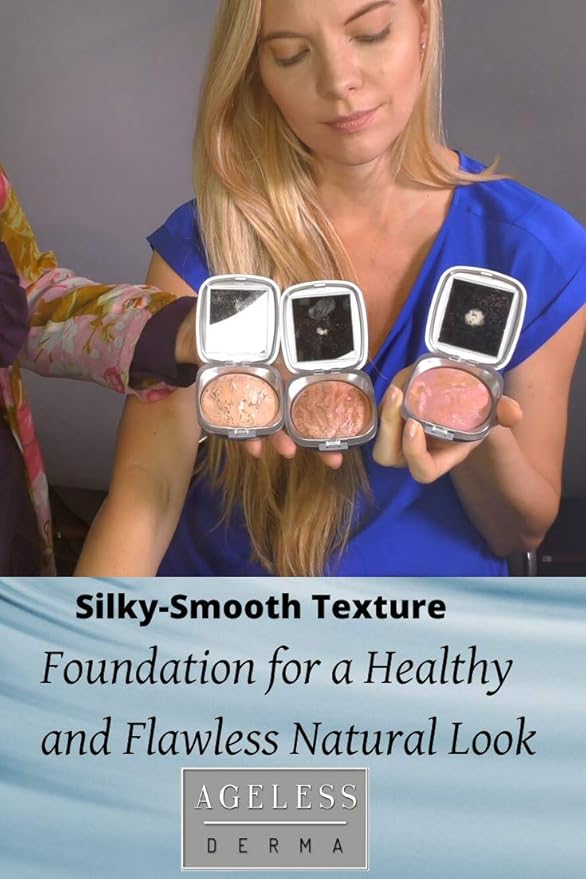 Mineral Baked Foundation- A Vegan - Paraben - Gluten and Cruelty Free buildable Powder Makeup Foundation (Dover Beige)