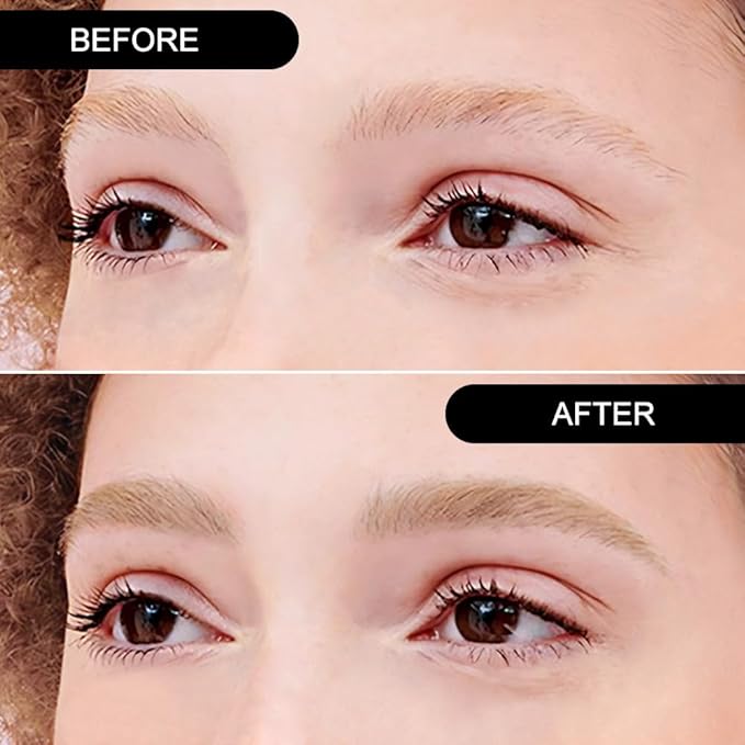 Kaely 2 Color Eyebrow Powder Makeup Kit, Eye Brow Contour Palette for Beginners, Long Lasting Waterproof Eye Brow Powder with Brow Brush, Get Full Defined Natural Brows, 01 Light Brown+Grey