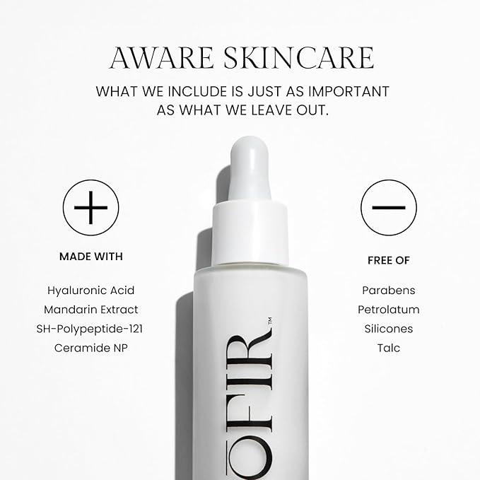 OFIR Face Milk Hydrating Cream Serum for Dewy Radiance | Lightweight Hydrating Face Serum for Women | Brightening Sheer Glow Primer | Daily Skin Care Formula | Smoothing Finish | 1 FL OZ Bottle