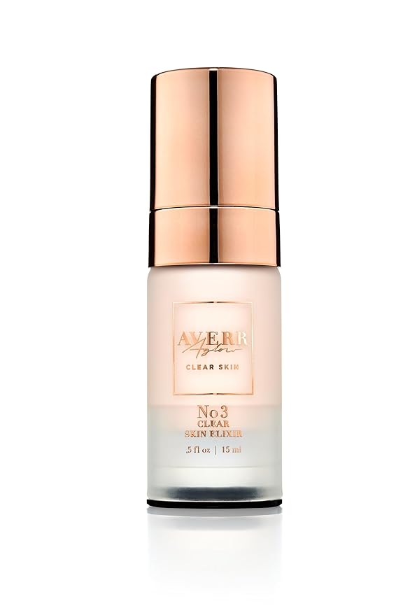 Averr Aglow Clear Skin Elixir, Face Mask Prevent Breakouts, Clear Acne & Oily Skin, Fade Scars Marks, Natural Skincare Solution, Reducer & Pores Cleanser Treatment, Natural Younger Looking Skin