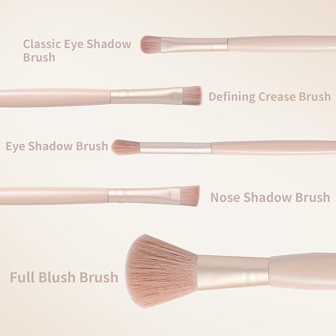 Makeup Brushes Set Beauty Mirro Rconcealer Brush Travel Essentials for Women Ntegrated with Folding Mirror And Storage Box (Blue)