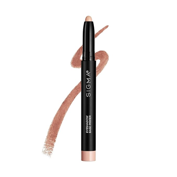 Sigma Beauty Eyeshadow Primer Base – Professional Grade Eye Primer Crayon w/Sleek Retractable Tip for Long-Lasting Makeup & All-Day Color Payoff, Prevents Creasing (Persuade, Light Pink Beige Matte)
