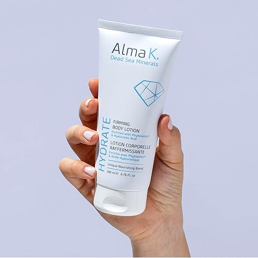 ALMA K Firming Body Lotion - Daily Body Cream - with Dead Sea Minerals, Hyaluronic Acid - Body Lotion for Dry Skin - 6.7 oz