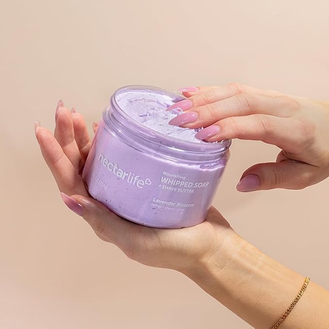 Nectar Life Whipped Soap and Shave Butter (10 Ounce, Lavender)