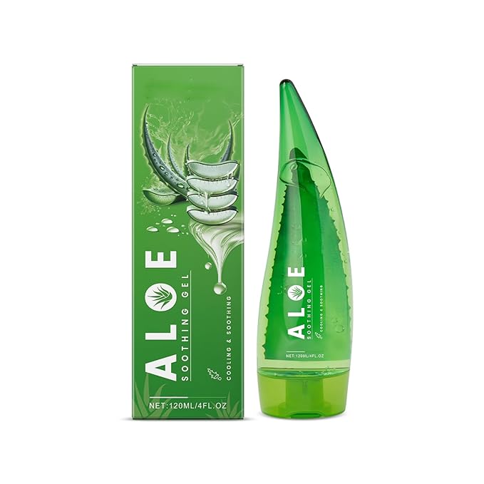 Aloe Vera Gel – Soothing and Hydrating Gel for Face and Body – Organic Aloe Vera Gel for Dry, Sensitive, and Acne-Prone Skin