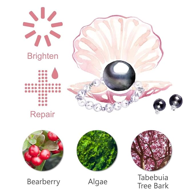 My Beauty Diary Black Pearl Brightening Facial Face Mask (8 Sheets)- New English Version