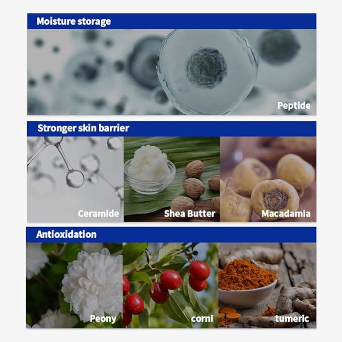 Pyunkang Yul PKY Intensive Repair Cream - Ceramide Moisturizer for Dry Skin with Shea Butter & Macadamia Oil, 1.7 Fl. Oz