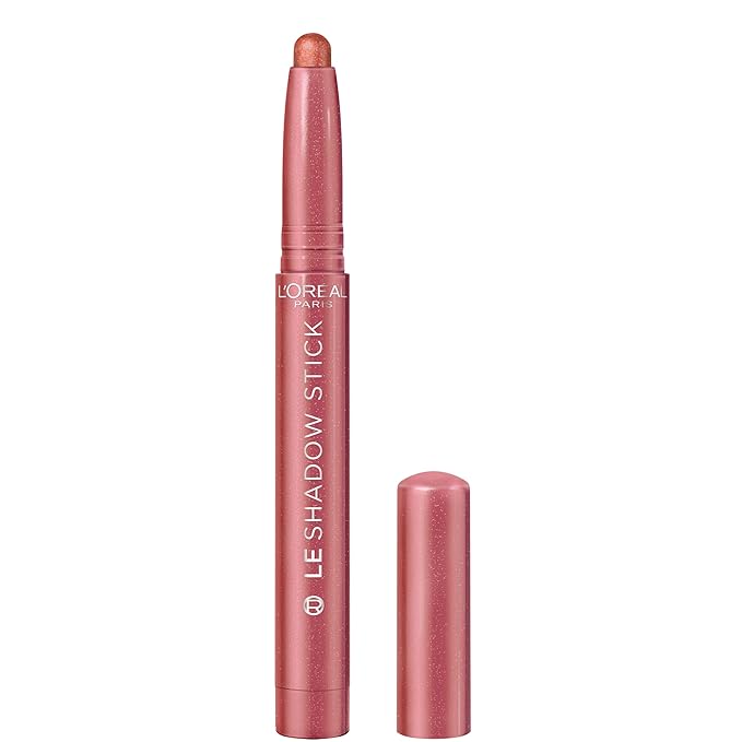 L'Oreal Paris Makeup Le Shadow Stick Eyeshadow, Blendable, Smudge-Resistant, Cream Eyeshadow, Cloudy Rose, 0.05 Oz