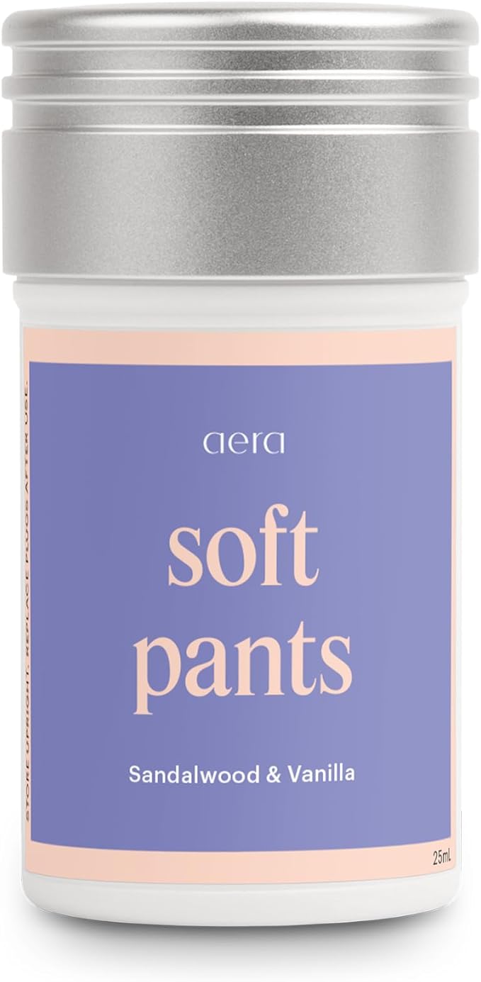 Aera Soft Pants - Essential Oil for Home – Warm and Cozy MoodBoost Fragrance - Notes of Sandalwood and Vanilla - Scent Refill - Works with The Aera Diffuser