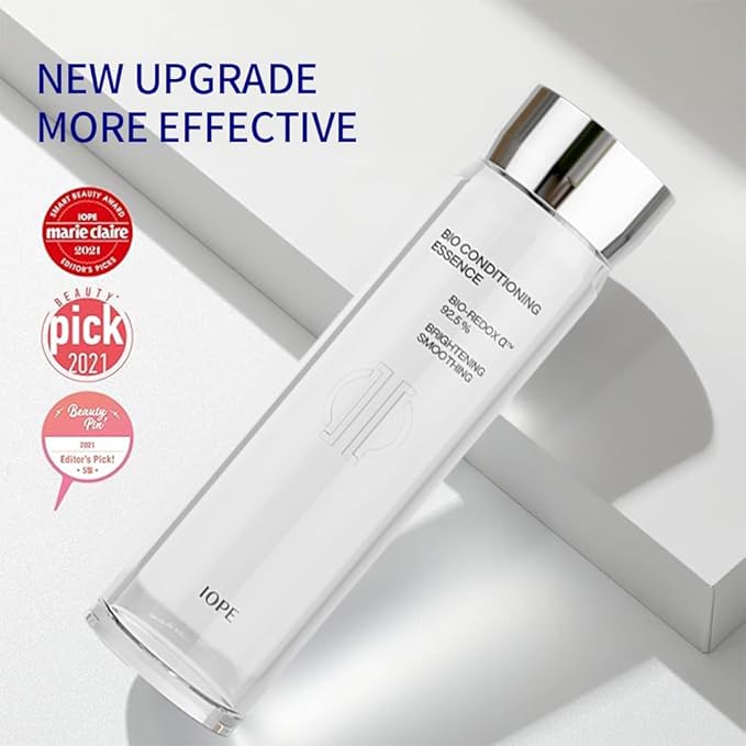 IOPE Bio-Conditioning First Step Essence | Fast Absorbing Korean Facial Toner for Sensitive Skin, Intensive Hydration & Smoothing, Anti-Oxidant and Purification, Daily Glow Skincare, 2.84 Fl Oz.