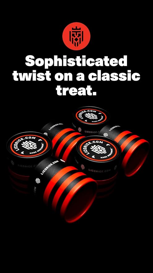 Licorice.com | Candy Gift Box | Soft & Chewy Australian Red, Black & Fruity Licorice | Yummy Strawberry, Green Apple & Raspberry | Great Gift Idea for Holidays and Birthdays | Pack of 3