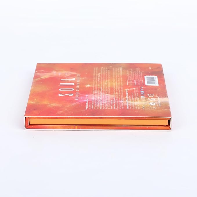 docolor Eyeshadow Palette 9Colors Orange Eyeshadow Gemstone Shadow Palettes Highly Pigmented Mattes Shimmers Smokey Glitter Cream Colorful Powder Blendable Long Lasting Waterproof Makeup Palette