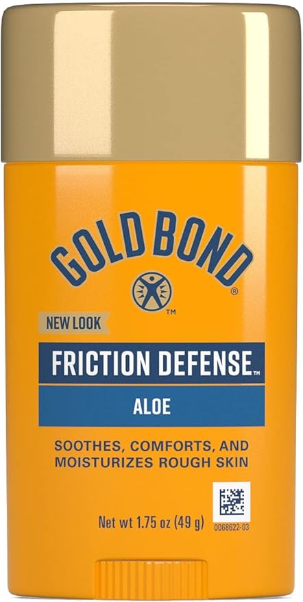 Gold Bond Men's Body Powder Spray Nightfall Scent 7 oz. & Friction Defense Stick 1.75 oz. Skin Care Bundle