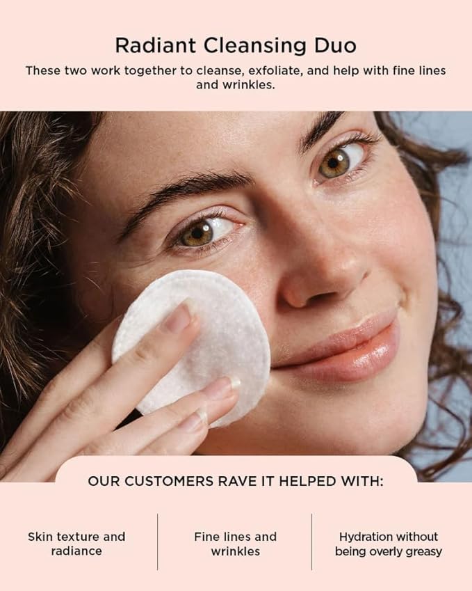 Averr Aglow Radiant Skin Set No.1 & No.2, Opulent Hydration Dew & Refining Cleansing Nectar, Anti-Aging, Moisturizer, Recover Skincare Hydration Set