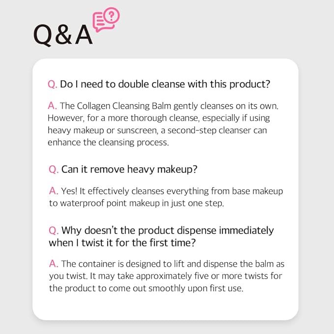 mixsoon Collagen Cleansing Balm Non-Greasy Soft Melting Lightweight Grinding Balm Hydrating Remover For Korean Glass Skin Care 1.69 Oz. / 50ml